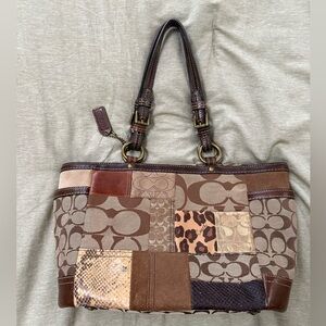 Coach Patchwork Tote Y2K